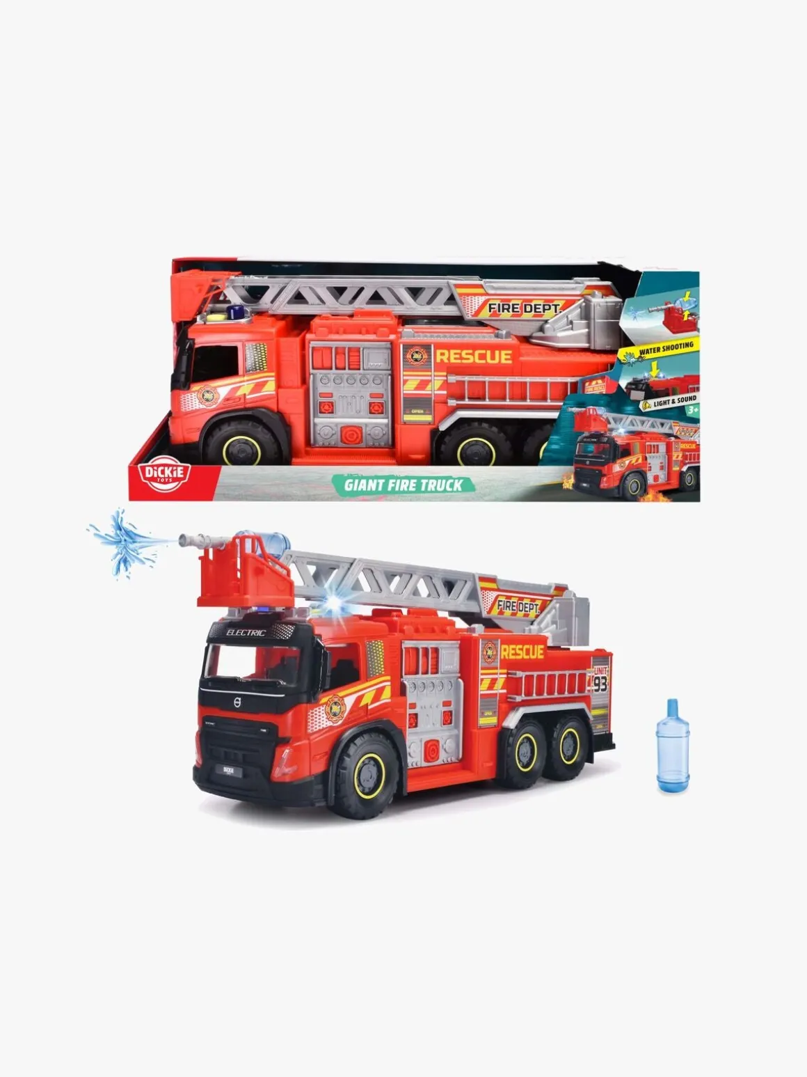 Simba Toys DICKIE Gigantisk Brandbil 57 cm
