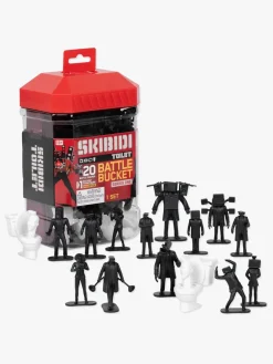 Skibidi Toilet Battle Bucket Figursæt Series 1, 20 Stk.