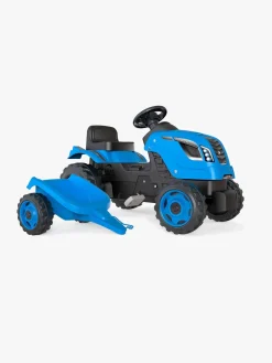 Smoby Farmer Traktor XL + Trailer, Blå