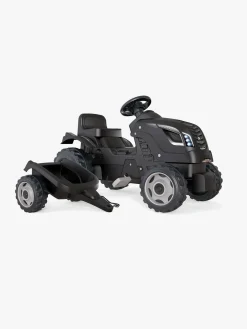 Smoby Farmer Traktor XL + Trailer, Sort