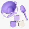 Swim Essentials Strandsæt 4 Dele, Purple Leopard
