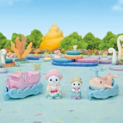 Sylvanian Families Legesæt Forlystelsespark Båd & Vogn