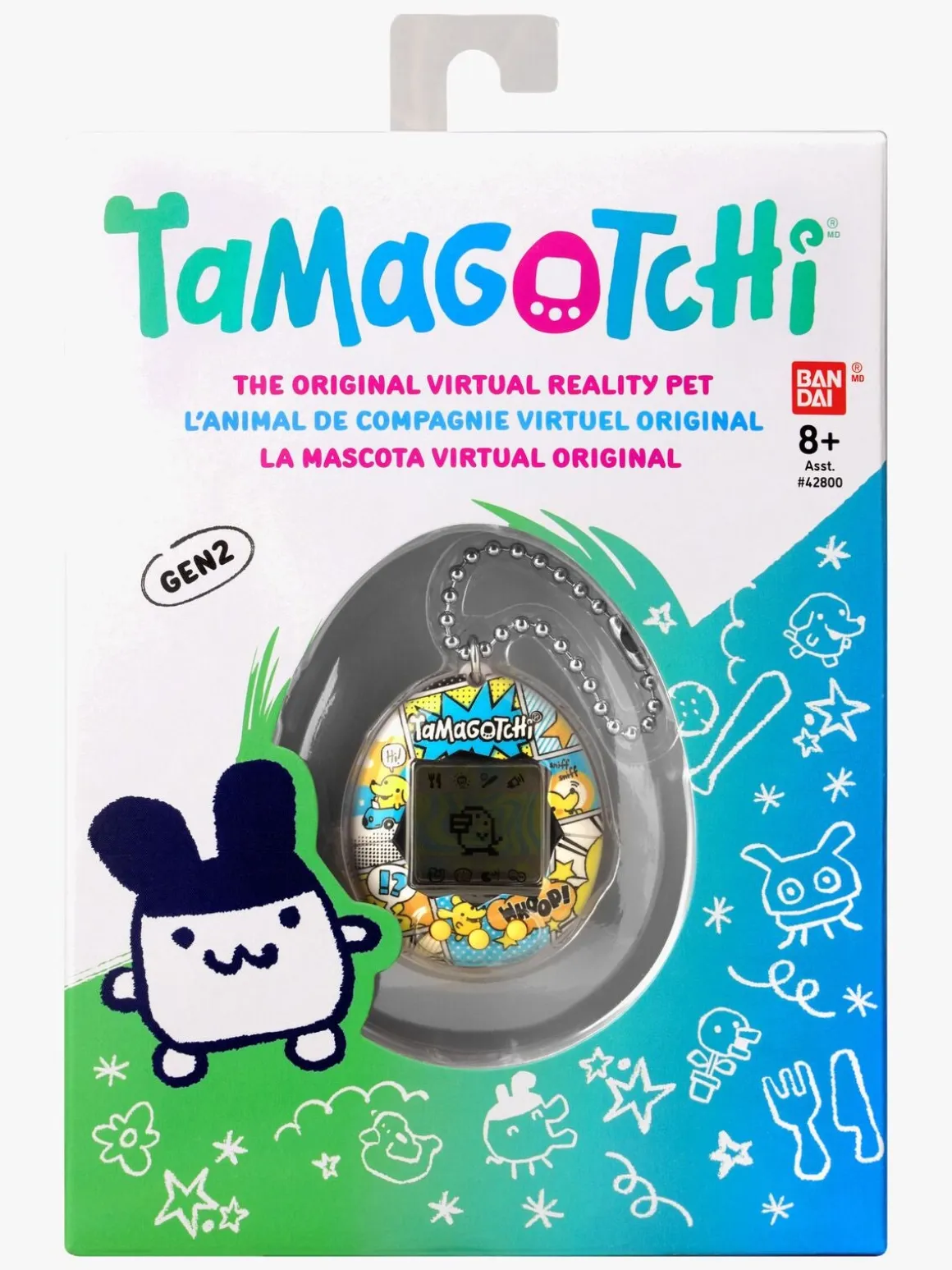 Tamagotchi Original Pochitchi Comic Book P2 Spillekonsol
