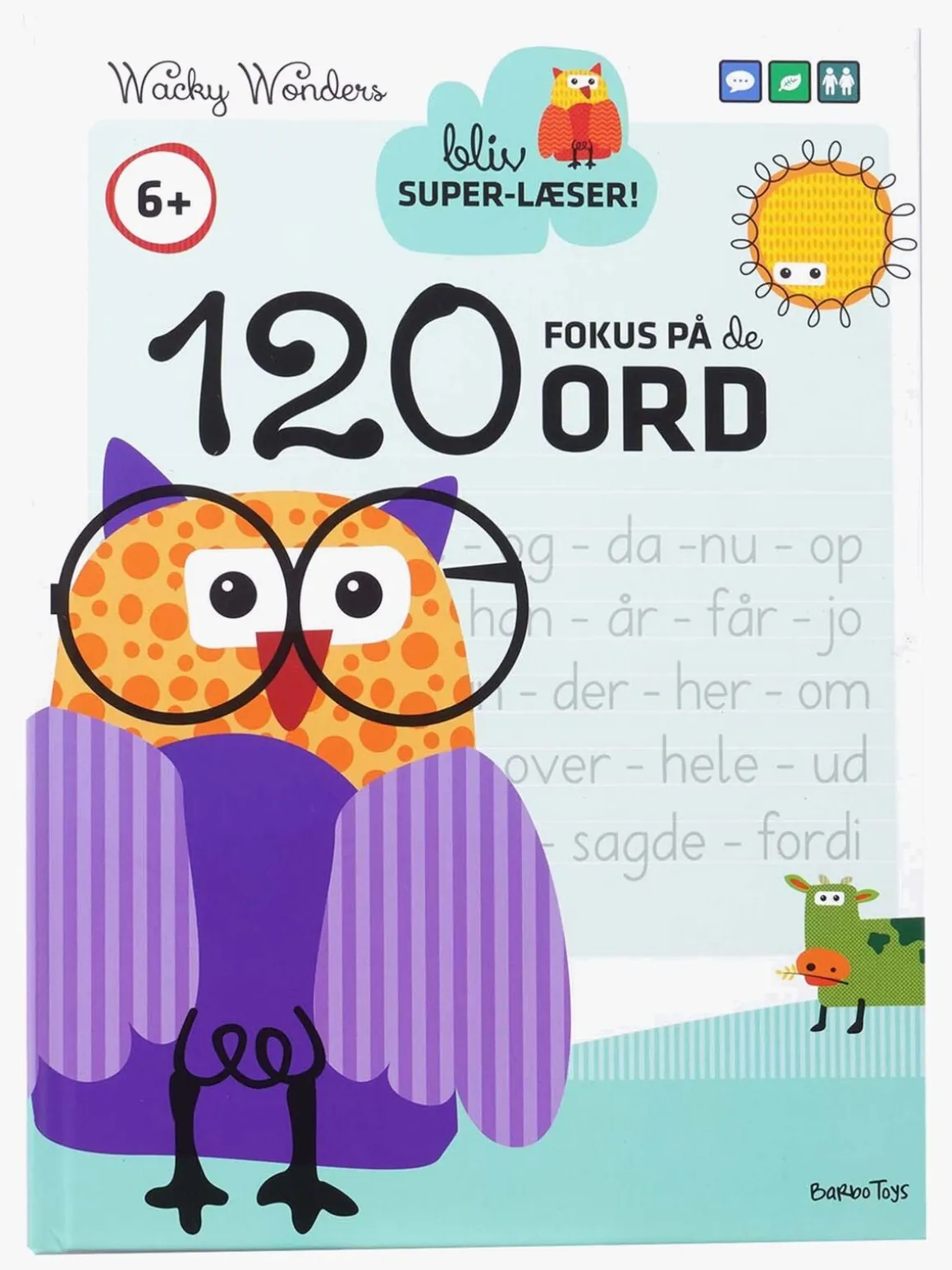 Wacky Wonders Bog - Lær de 120 vigtigste ord