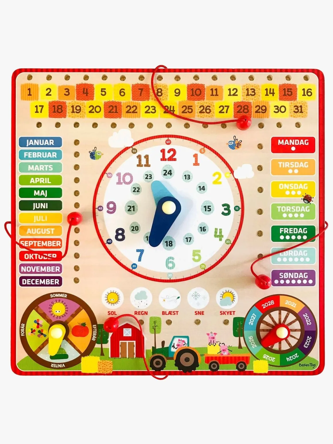 Wacky Wonders Kalender Læringsplade til børn